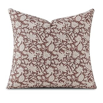 Amor Virisso Throw Pillow Covers 20x20 Floral Pillow Covers Block Print Farmhouse Neutral Pillow ... | Amazon (US)