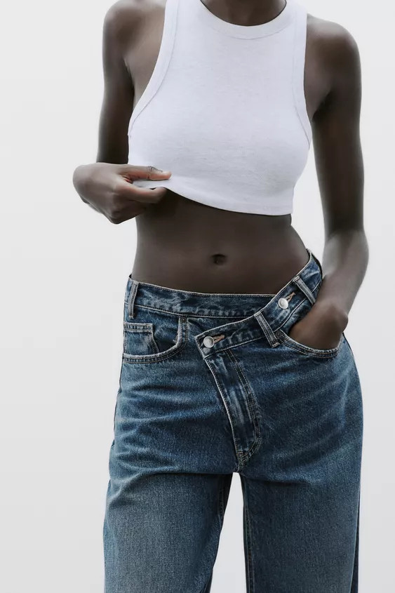 STRAPPY RIBBED TOP | Zara US