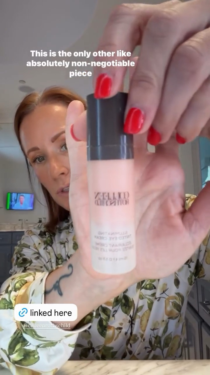 @colleenrothschild

The under-eye product I get asked about constantly 🤍 This one instantly brightens, smooths, and makes me look a little more awake—even on no-makeup days. I wear it every single day, with or without makeup, and the difference is immediate. Linking my favorite under-eye brightener plus a few other complexion staples I always reach for. #undereyebrightener #nomakeupmakeup #maturemakeup #everydaymakeup #beautyfavorites #over40beauty #makeupforwomenover40 #brighteningmakeup #coleenrothschild #summerbeauty

#LTKOver40 #LTKBeauty