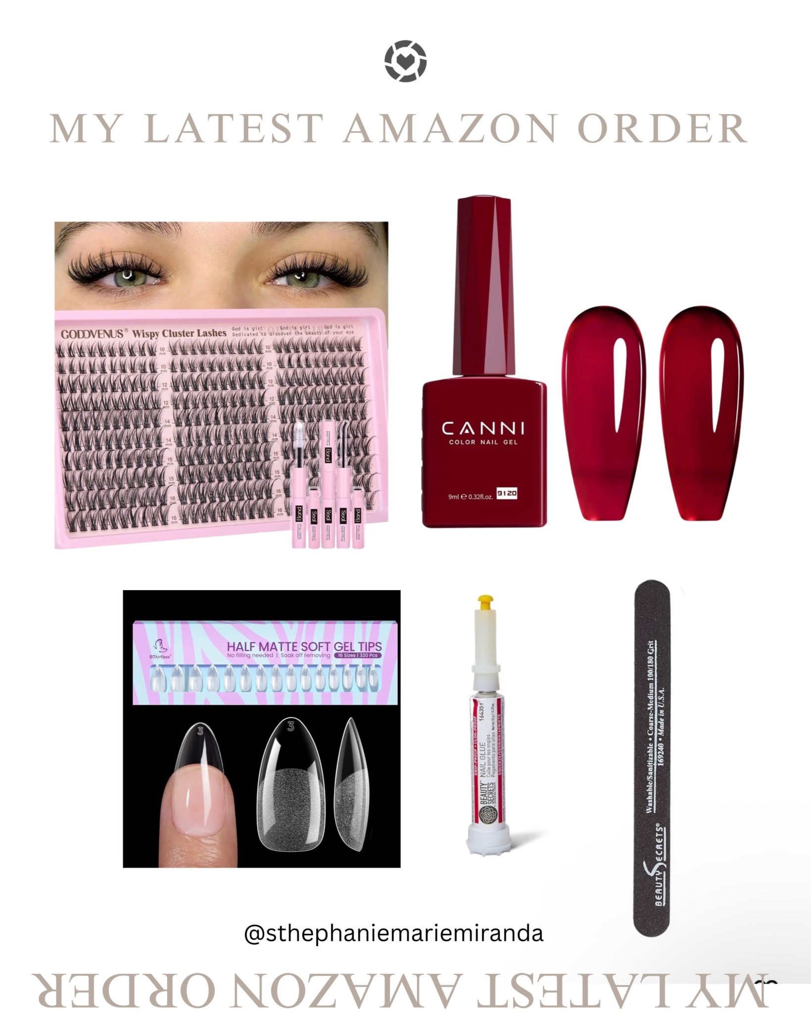 Amazon ORDER! 

I’m getting ready to go on my first cruise, I treat every opportunity as a beautiful vacation so we are getting ready this weekend! 

We are doing lashes and nails! ❤️✨

#LTKBeauty #LTKdayinmylife #LTKgrwm