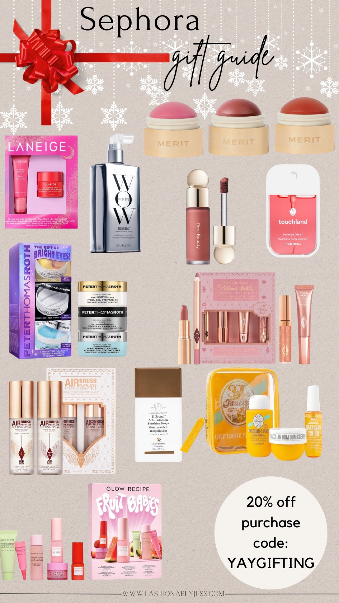 So many great beauty finds on this Sephora gift guide! 

#LTKbeauty #LTKGiftGuide #LTKfindsunder50