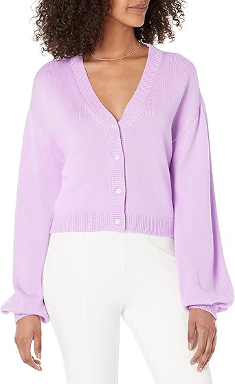 The Drop Women's Veronica Dropped-Shoulder Cropped Cardigan | Amazon (US)