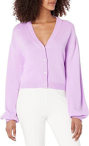 The Drop Women's Veronica Dropped-Shoulder Cropped Cardigan | Amazon (US)