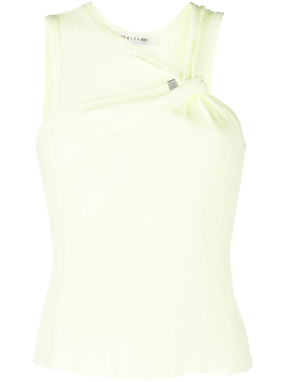 1017 ALYX 9SM gathered-detail ribbed-knit Top - Farfetch | Farfetch Global