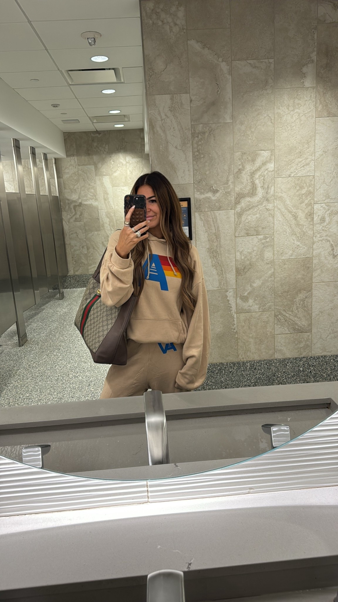 Travel ootd ✈️Size medium hoodie and sweatpants 