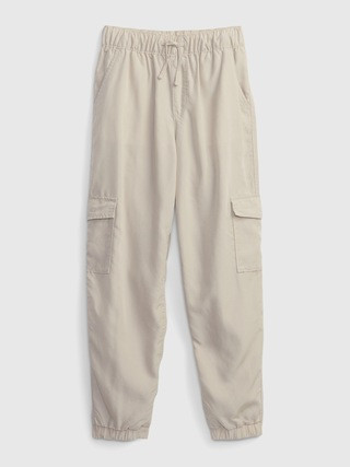 Kids TENCEL&amp;#8482 Pull-On Utility Joggers | Gap (US)