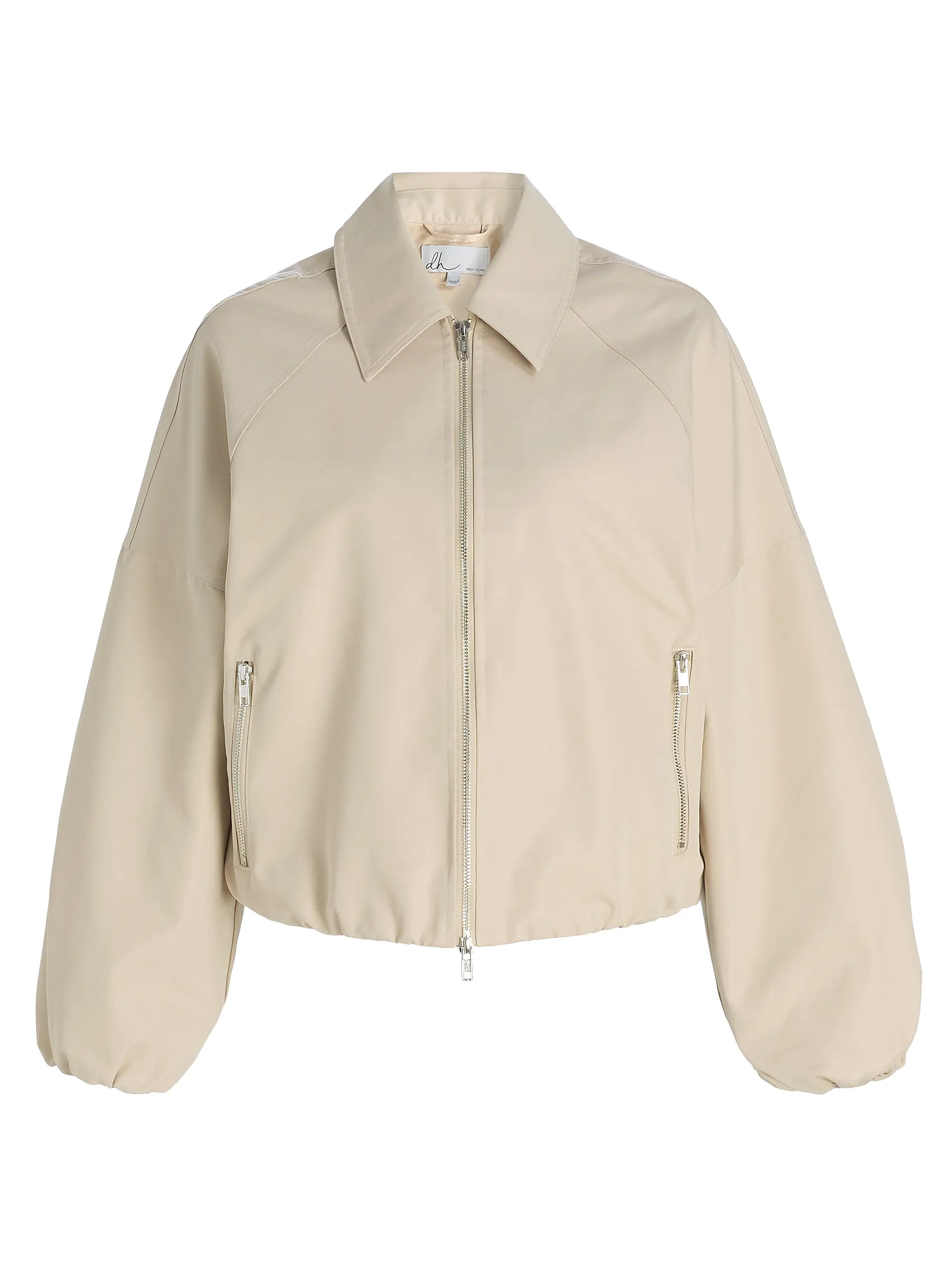 Shaylene Cotton-Blend Zip Jacket | Saks Fifth Avenue