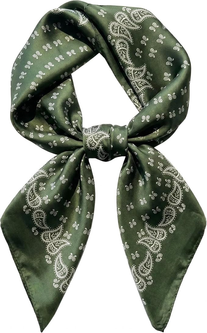 Head Hair Scarf for Women Neck Scarf Like Satin Silk Hair Bandana Square Scarves Fashion Accessor... | Amazon (US)