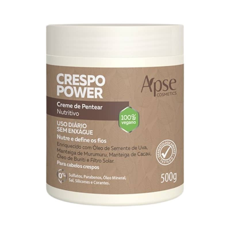 Creme de Pentear Nutritivo Apse Crespo Power 500ml | Beleza Na Web (BR)