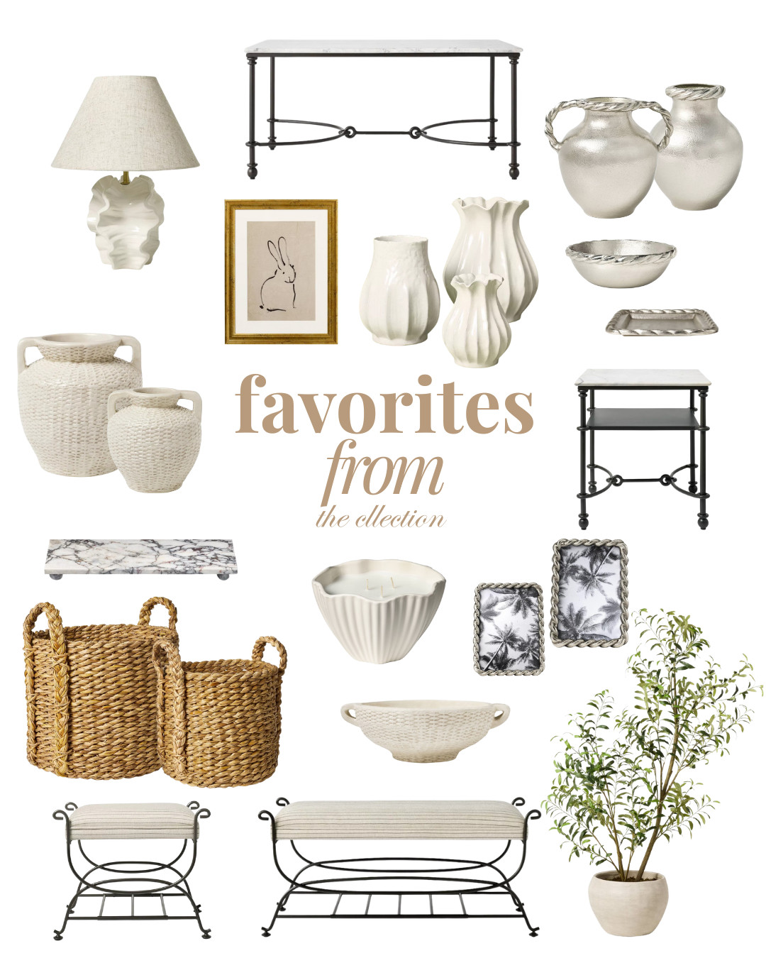 Sharing my favorite new Target Home finds 🤍
These are simple, beautiful pieces that work in any home. 
.
Target New Collection - Target Finds - Target Home Finds - Home Decor - Texture Vase - Metal ottoman - Olive Tree 

 #LTKSeasonal #LTKHome #LTKSaleAlert