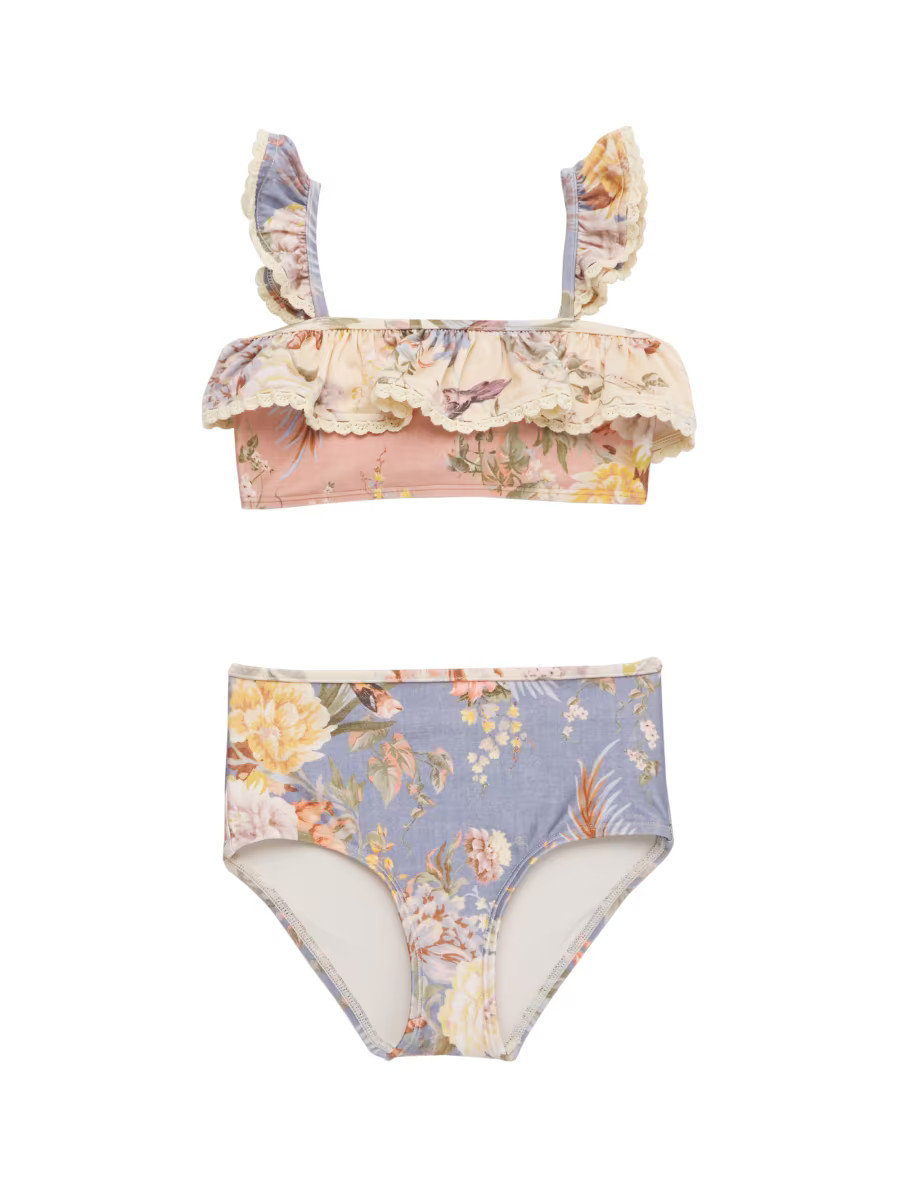Baby Girl's, Little Girl's & Girl's Tallow Frill Bikini | Saks Fifth Avenue
