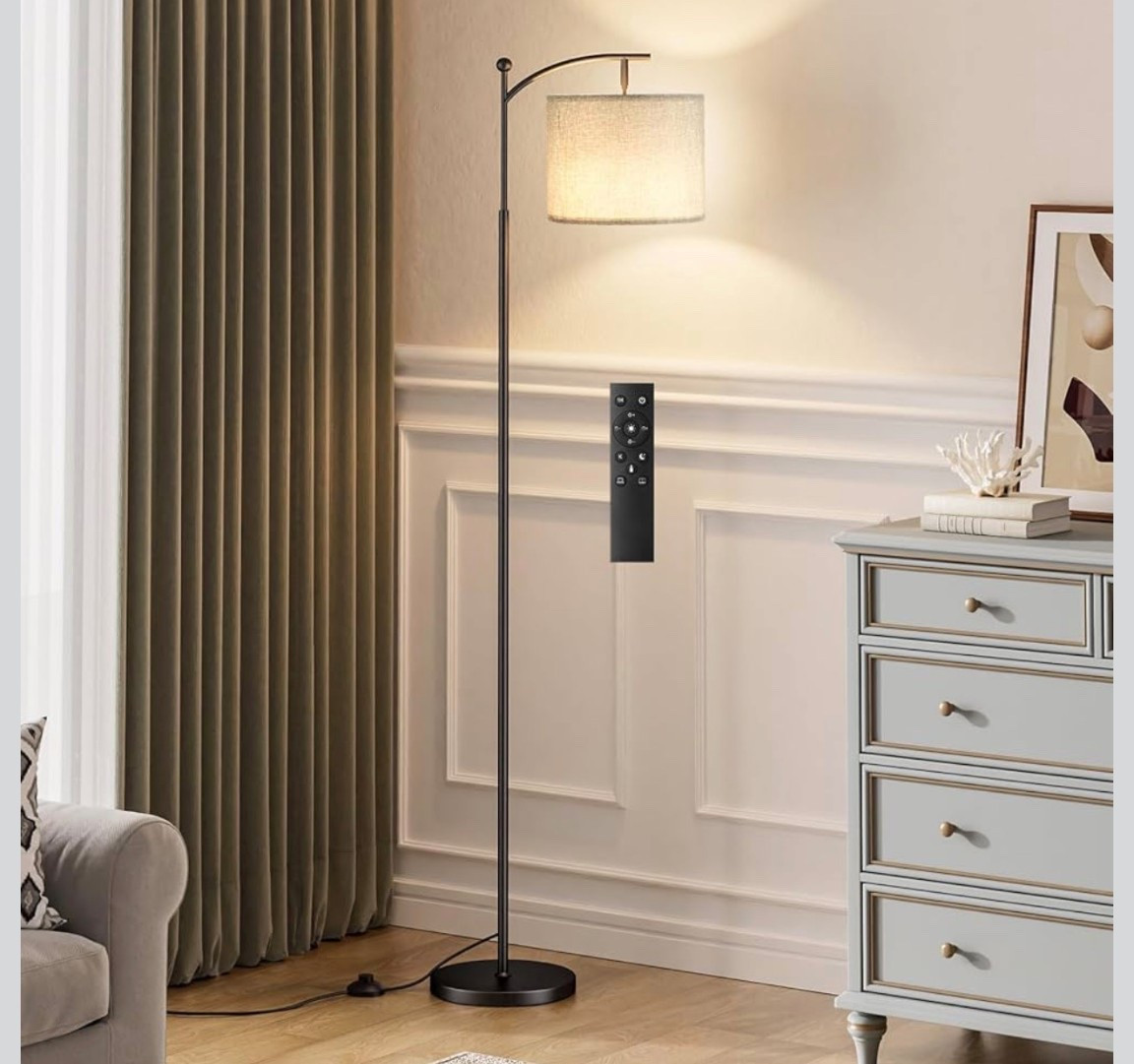 60" Floor Lamps with Remote Control & Bulb, Colors Temperature & Brightness Adjustable, Gray Shade & Black Pole #amaxon #amazonfinds

#LTKdayinmylife #LTKvlog #LTKHome