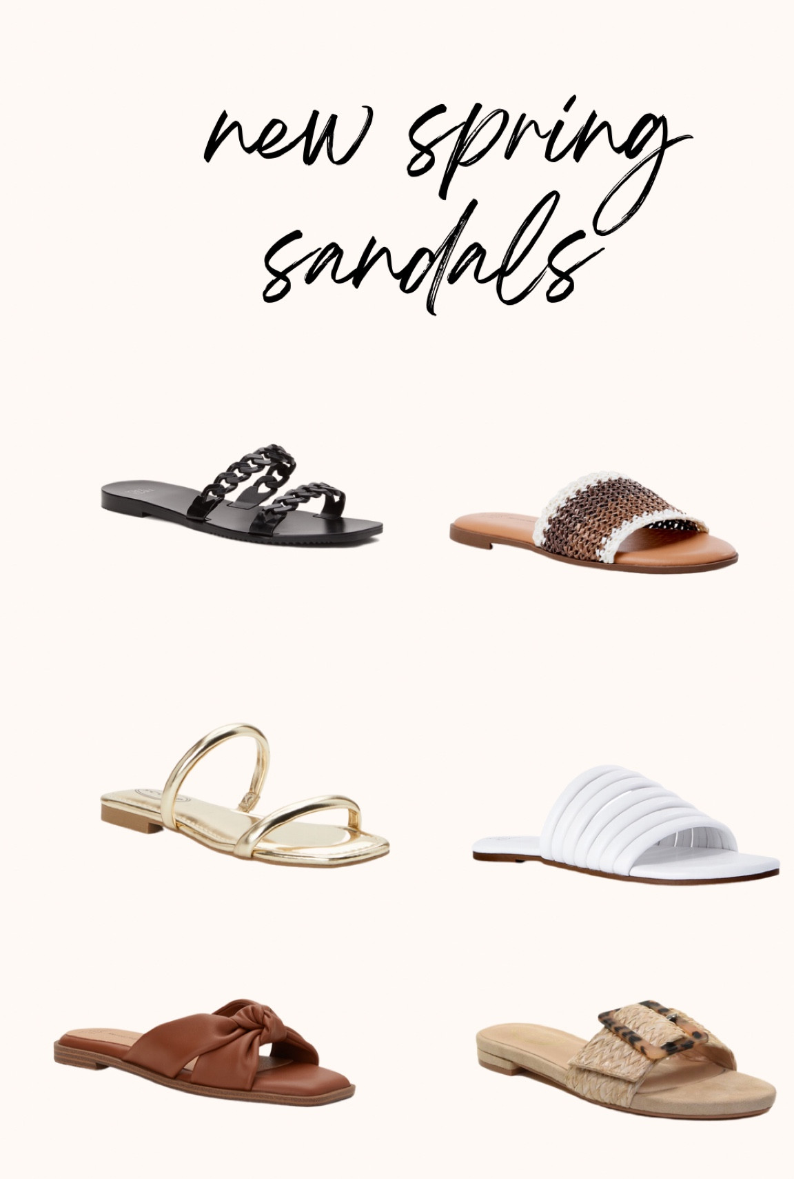 New sandals for spring 

#LTKSeasonal #LTKunder50 #LTKshoecrush