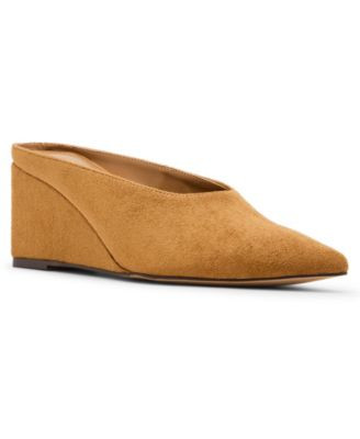 Madden Girl Women's Carousel Slip-On Pointed Toe Wedges Pumps - Dark Red | Macy's