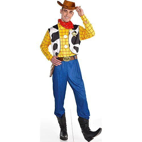 Party City Woody Costume for Boys - Disney Pixar Toy Story Costume Includes Jumpsuit & Hat - Costumes for Halloween, Birthday Parties & Themed Events | Amazon (US)