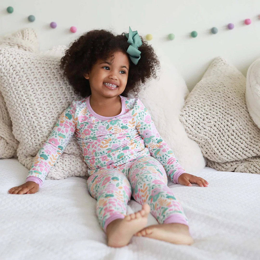 Willow's Whimsy Floral Two Piece Pajama Set | Caden Lane