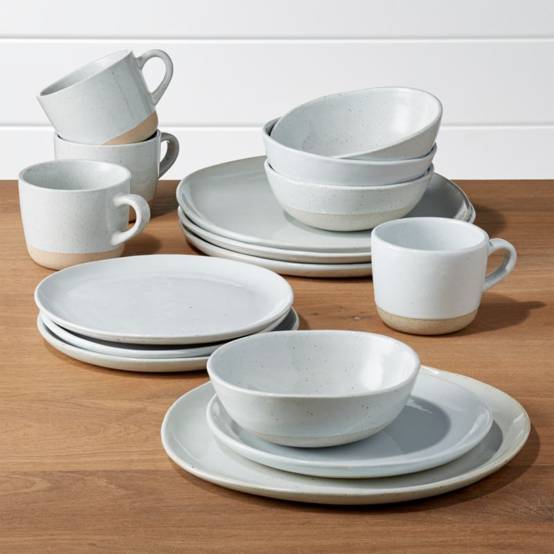 Welcome II 16-Piece Dinnerware Set + Reviews | Crate and Barrel | Crate & Barrel