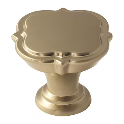 Amerock Grace Revitalize 1.375-in Golden Champagne Novelty Traditional Cabinet Knob Lowes.com | Lowe's