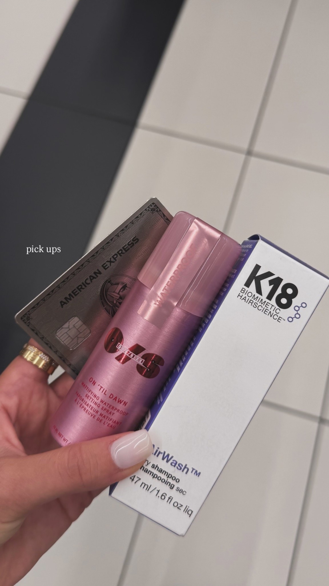 quick pick ups at sephora | one size setting spray and k18 airwash 

 #LTKselfcare #LTKBeauty
