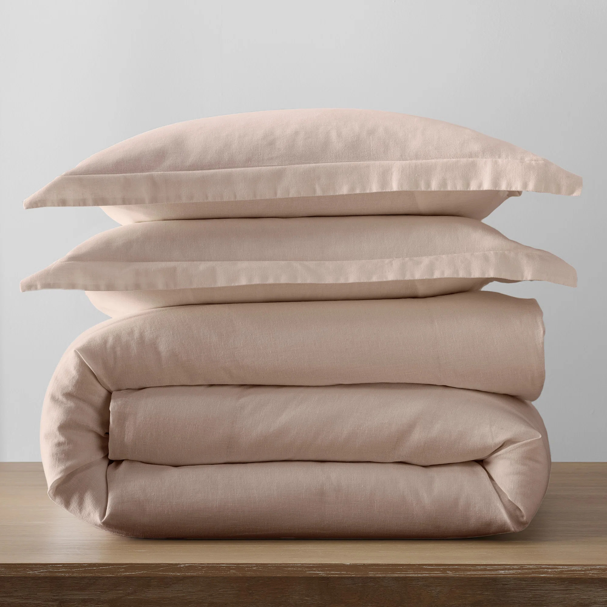 Jeffen Linen Blend Duvet Set | Birch Lane