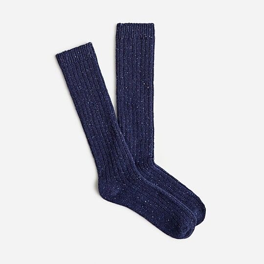 Cozy wool-blend knee-high socks | J.Crew US