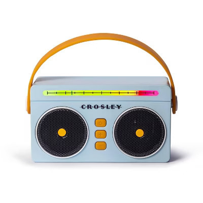 Crosley Mini Boombox Portable Bluetooth Speaker - Sky Blue | Target