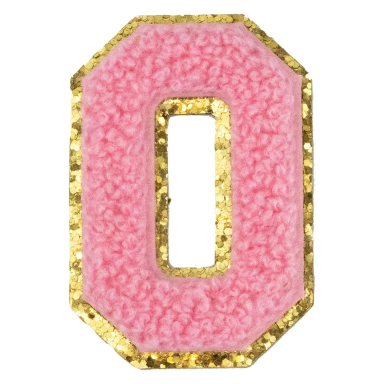 Hello Hobby Chenille O Pink Patch | Walmart (US)