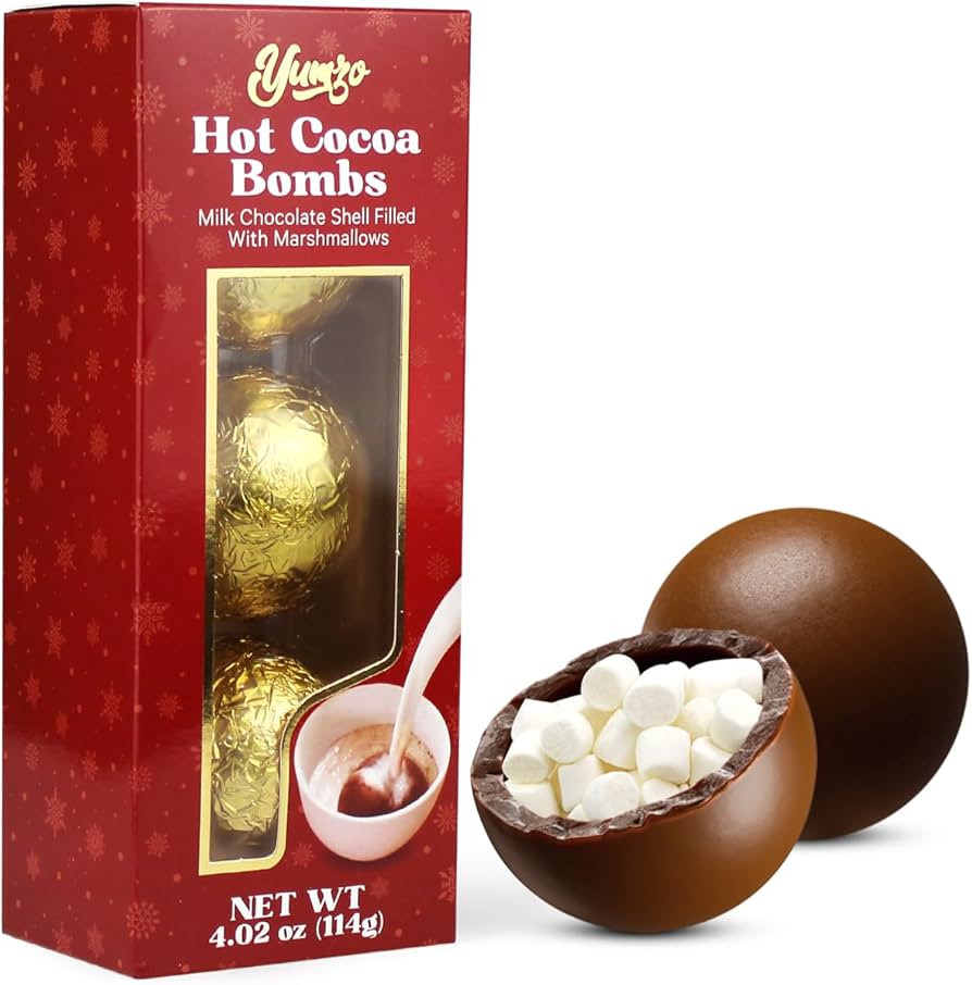 Chocolate Bombs - 3 Pack - Chocolate Bomb Filled with Mini Marshmallows and Cocoa Powder - Makes ... | Amazon (US)