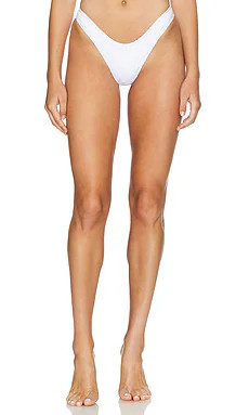Frankies Bikinis Dove Eyelet Bottom in Angel from Revolve.com | Revolve Clothing (Global)