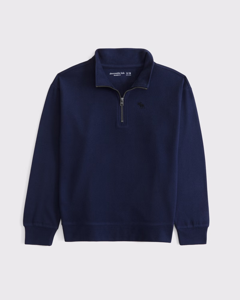 long-sleeve icon quarter-zip | Abercrombie & Fitch (US)