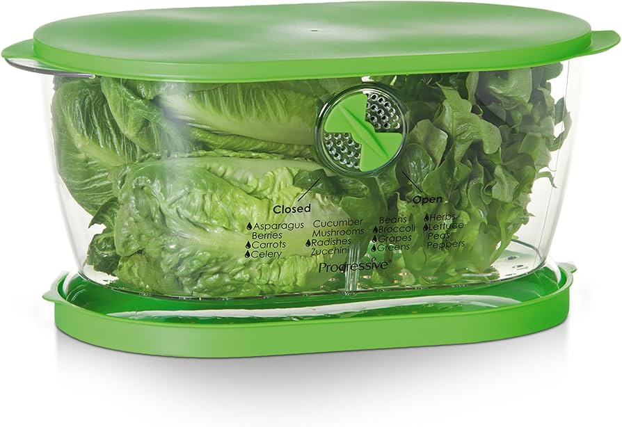 Prep Solutions by Progressive Lettuce Keeper Produce Storage Container, 4.7 Quarts, Green (LKS-06... | Amazon (US)