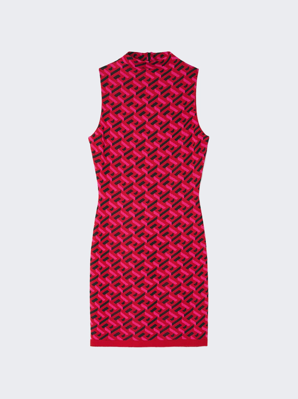 La Greca Jacquard Mini Dress Parade Red  | The Webster | The Webster