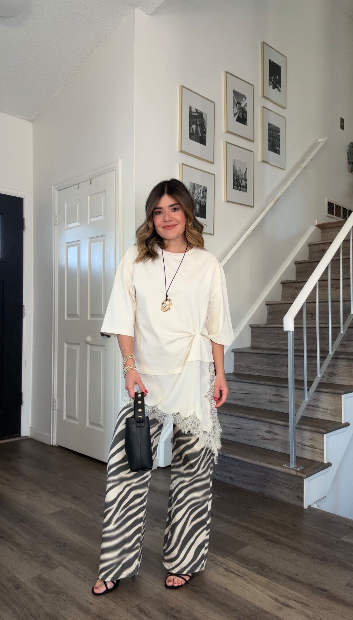 Loving this outfit so much! It’s so chic and comfy ! Pants are 30% off right now!!! Use code MNG30! 
Top size small
Pants size 0. 

#LTKSeasonal #LTKootd #LTKgrwm