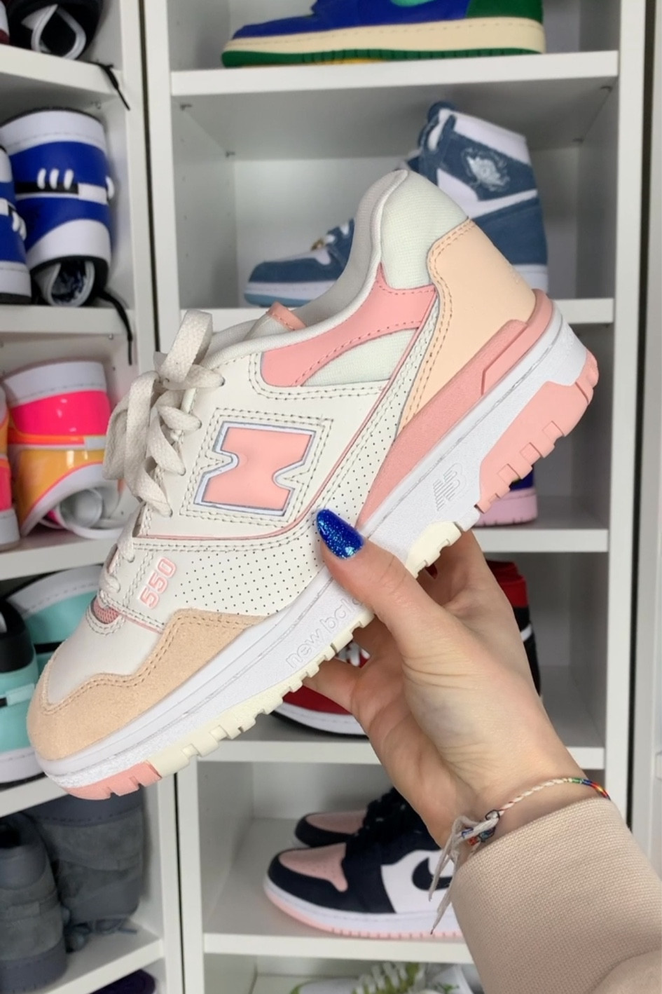 New Balance 550 Pink 🌸

#LTKstyletip #LTKshoecrush #LTKSeasonal