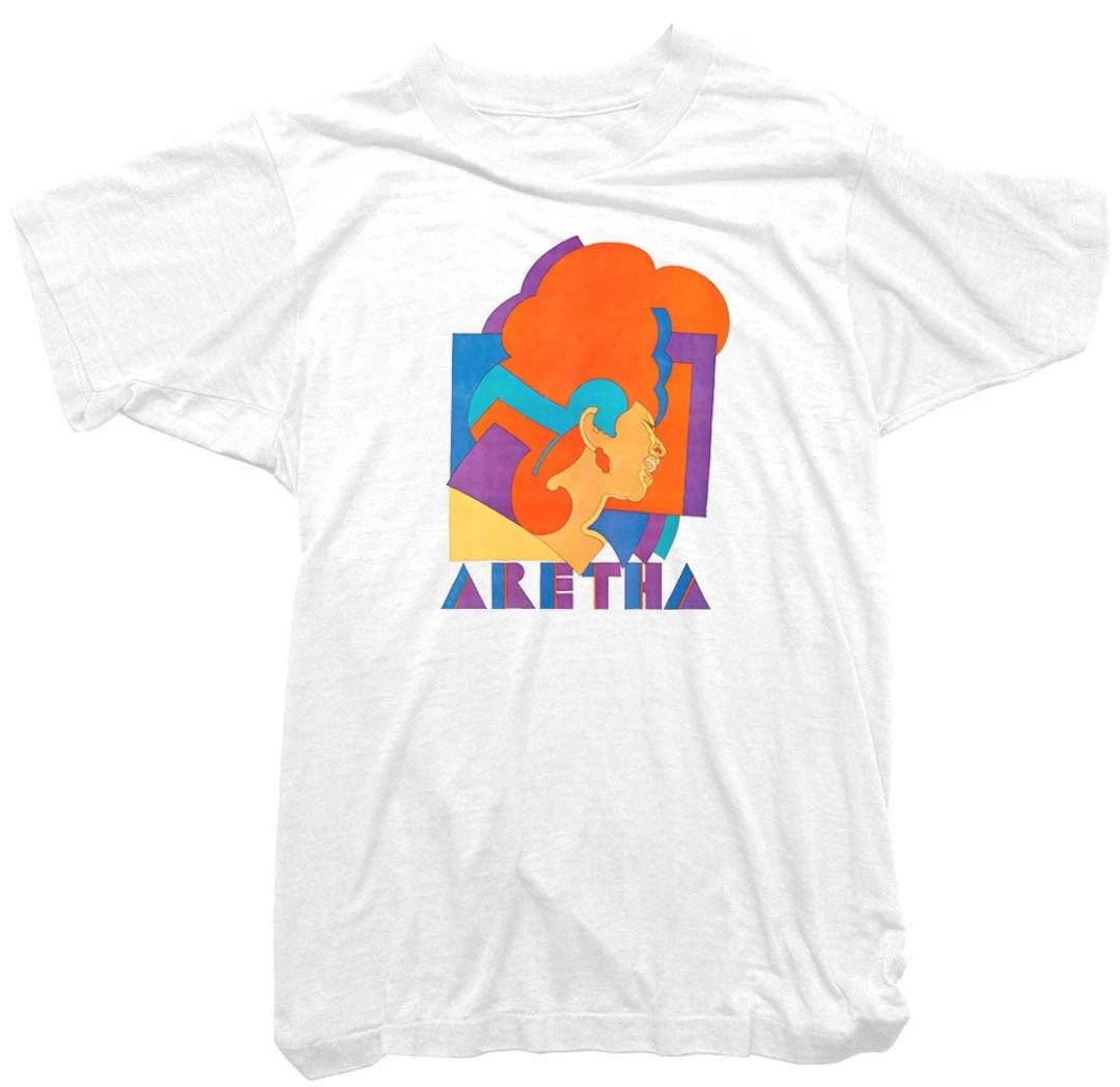 Aretha Franklin T-Shirt - Milton Glaser Poster Tee - Officially Licensed | Etsy (US)