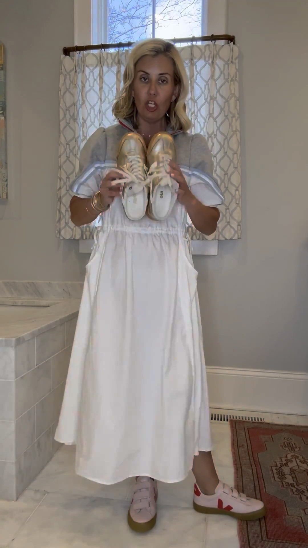 Umm….not sure what I was thinking when I could cut down to 30 favorite Anthro items?!?  This is pretty darn close! These are tried and true and forever pieces!!

Anessa Jeans - 25
Studded Clog - 8
Veja Sneakers - 8 
Gola Sneakers - 8 
Gold Heels - 8
Boots - 8 
Colette Jeans - 26P
Colette Ruffle Hem - 26
Goldie Sweaters - xs
Somerset Dresses - xs
Maeve Boxy Oxford - xs
Keira Blouse - xs
Sequin Cardigan - one size 
Love Letter Dress - xs
Twofer Ruffle Dress - xs 
Shrunken Button Down - xs
Crop Sweatshirt - xs
Maeve Denim Dress - xs
Daily Practice Dress - xs


#LTKOver40 #LTKdayinmylife #LTKmomlife