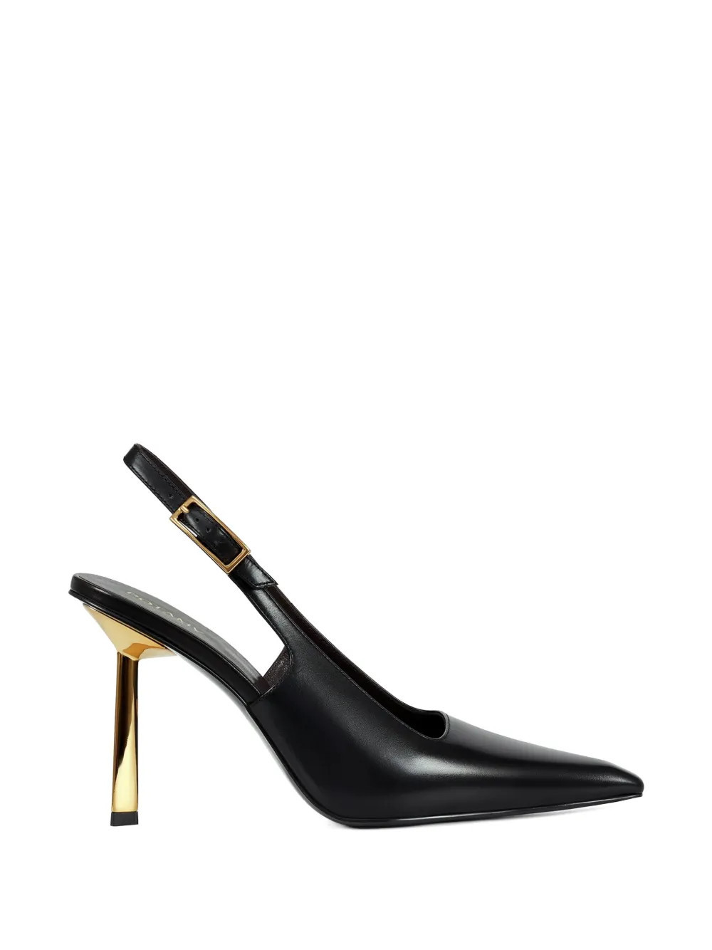 POTAMY buckle leather pumps - Black | Farfetch Global