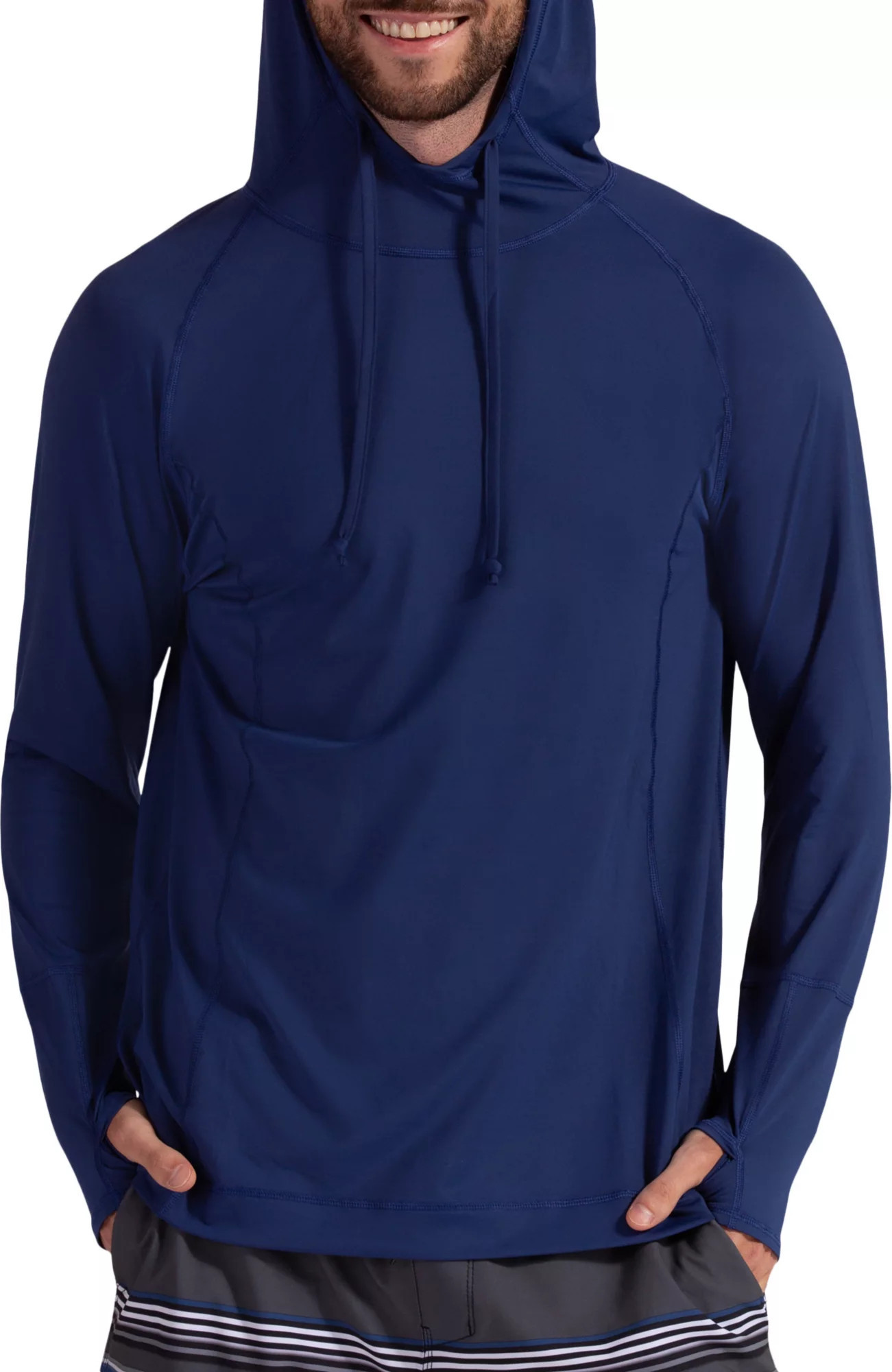 BloqUV Sun Protective UPF 50 Hoodie, Men's, Large, Navy | DICK'S Sporting Goods