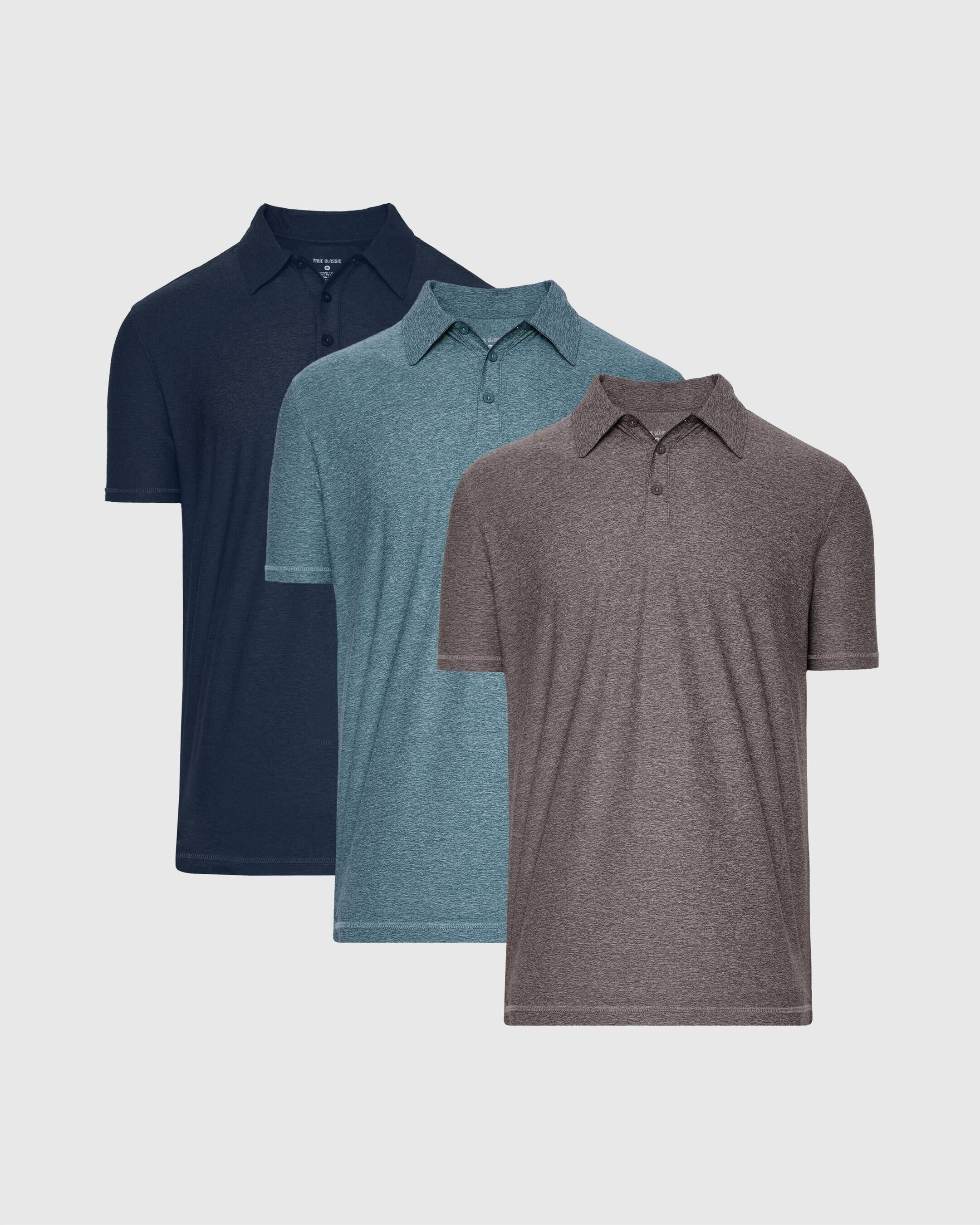 Victorious Active Polo 3-Pack | True Classic