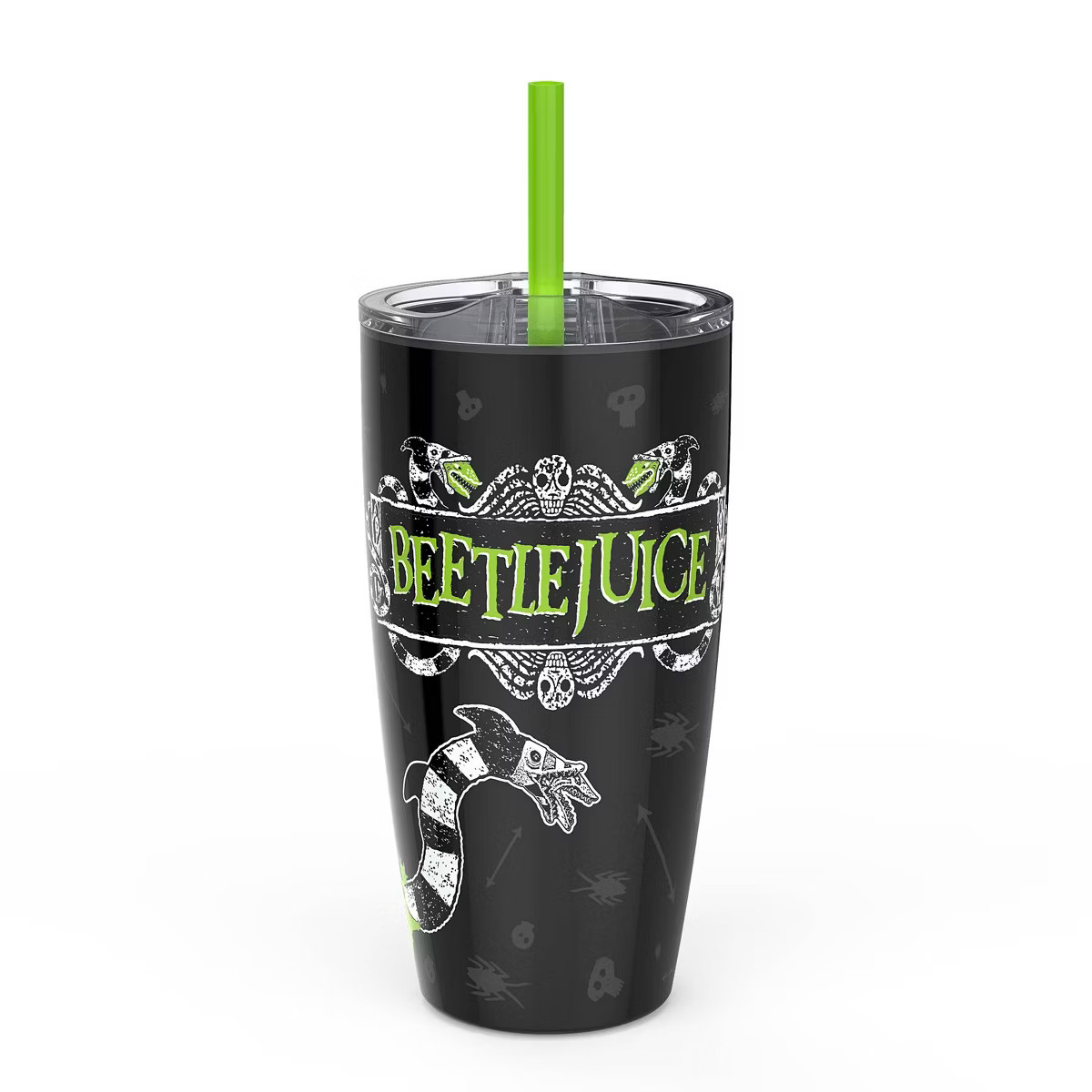 Zak Designs 20 fl oz Halloween Straw Tumbler Beetlejuice | Target