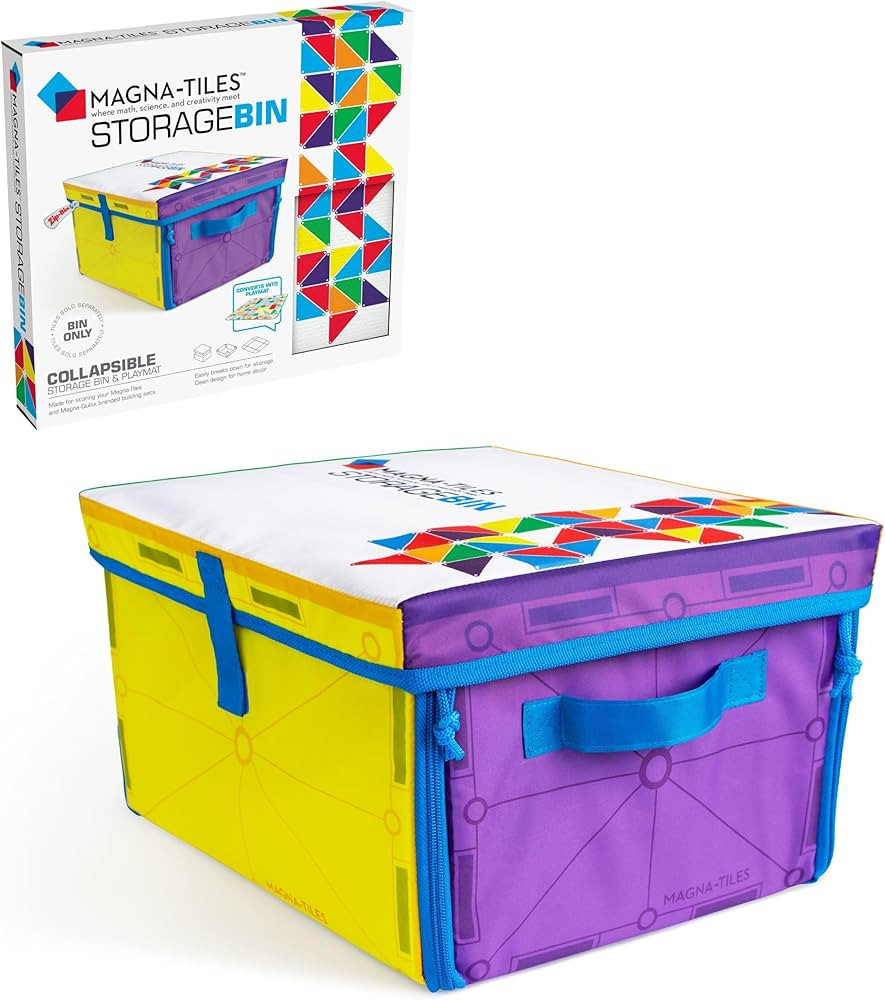 MAGNA-TILES Storage Bin & Interactive Play-Mat, The ORIGINAL Magnetic Building Brand | Amazon (US)