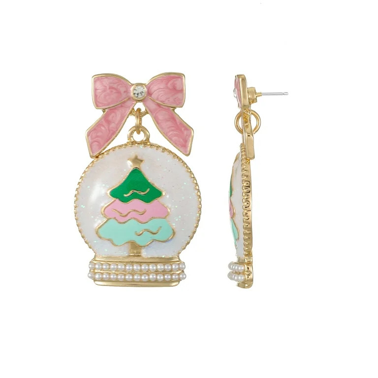Packed Party Snow Globe Bow Earring | Walmart (US)