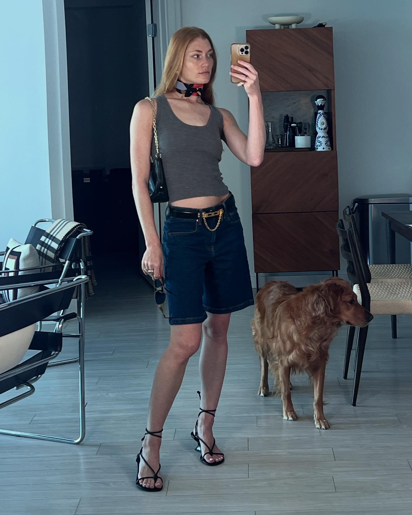 Loveeee accessorizing with a simple outfit!!