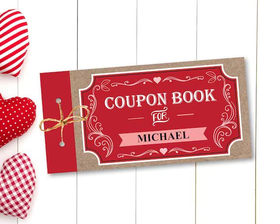 Printable Coupon Book  Love Coupons  Vouchers  Christmas | Etsy | Etsy (US)