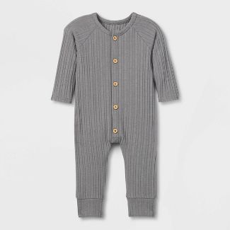 Grayson Collective Baby Cozy Ribbed Button-Front Bodysuit | Target