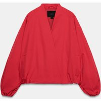 Zara - Zw Collection Bomber Jacket - Red - L - Woman | Zara US
