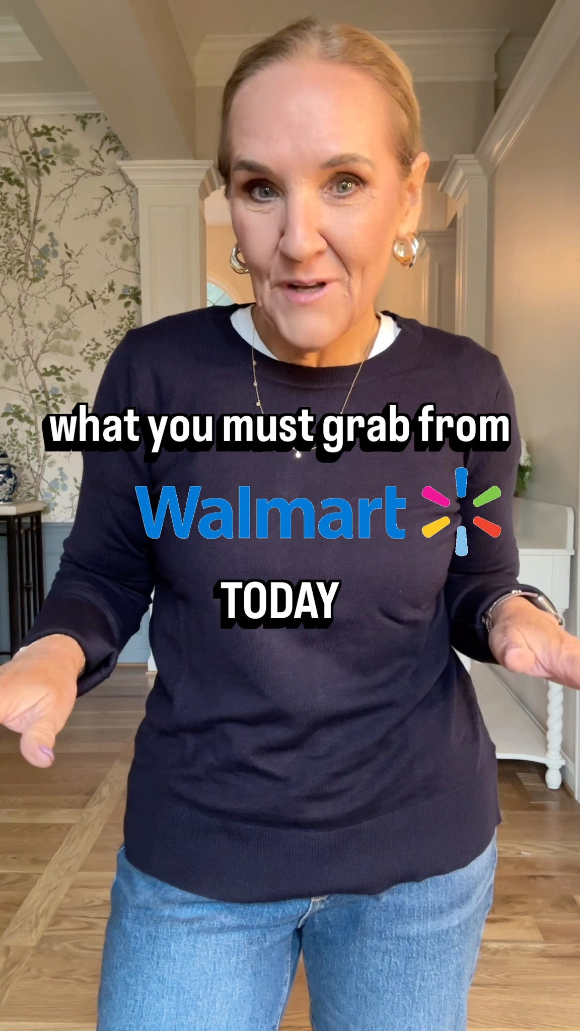 Walmart lightweight crewneck sweaters are great basics for the season to come. The size medium worked best. The gray sweater I’m wearing a large.
Slim straight jeans you must size down. I am wearing a six. 
Also linking some of my other favorite Walmart new arrivals 

Affordable fashion, navy sweater, red sweater, Tremontana

#LTKOver40 #LTKPetite #LTKFindsUnder50