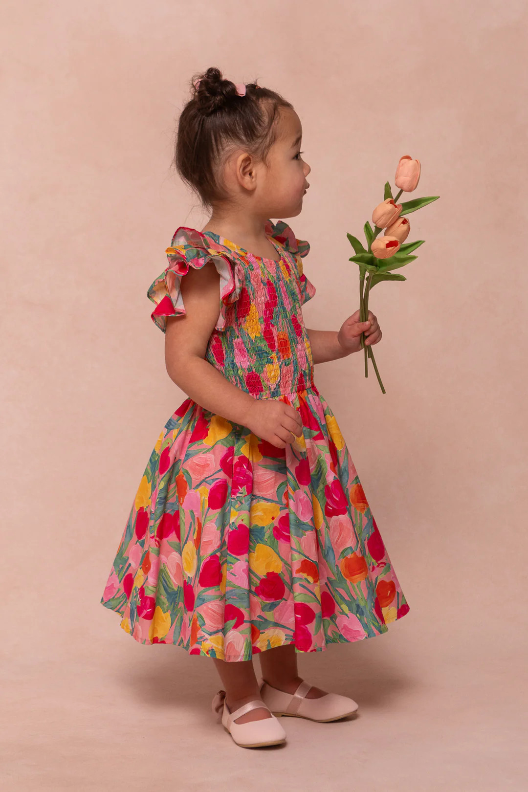 Mini Hattie Dress in Tulips | Ivy City Co