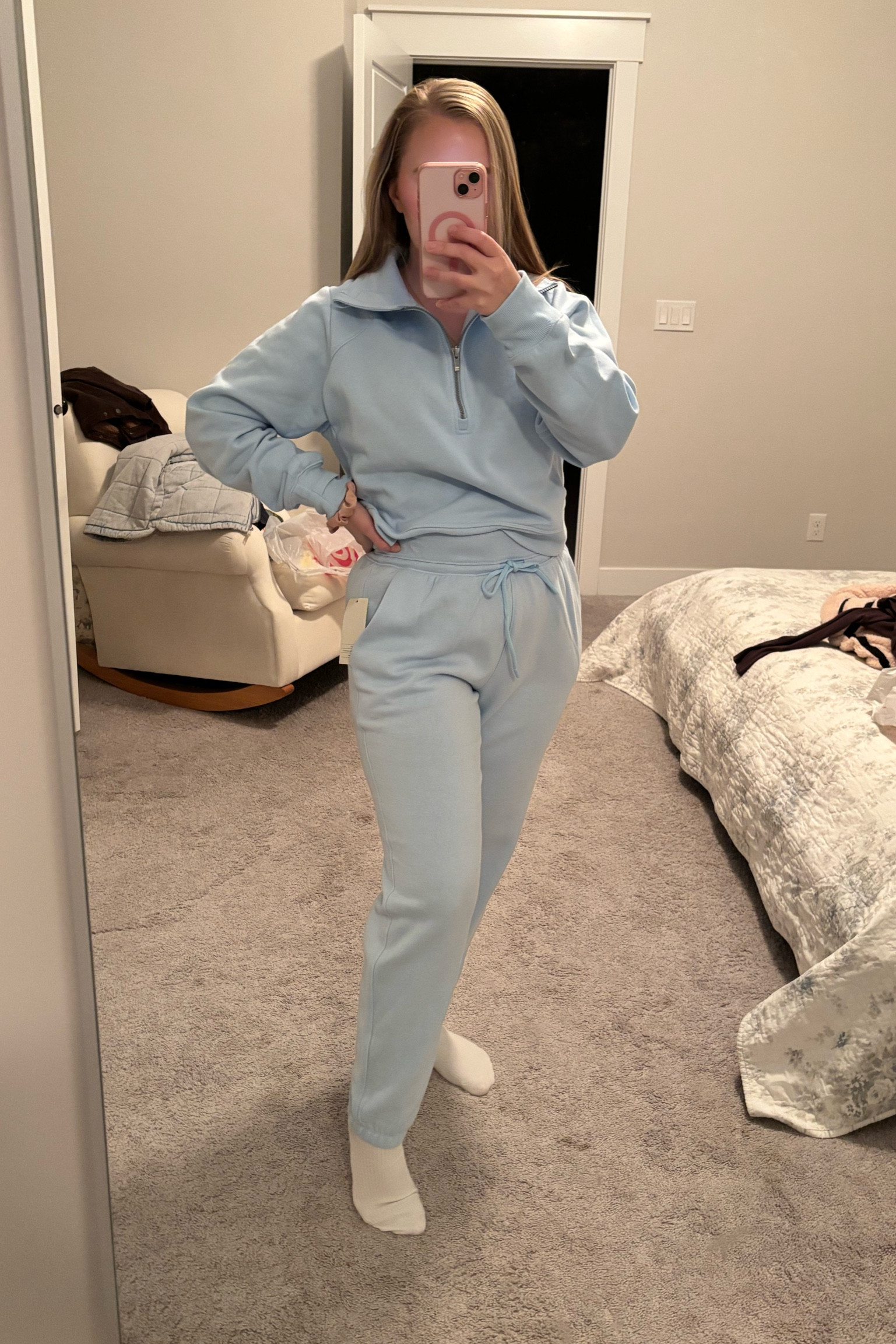 My favorite fleece lined sweat suite lately 💙

#LTKActive #LTKFindsUnder50 #LTKWatchNow