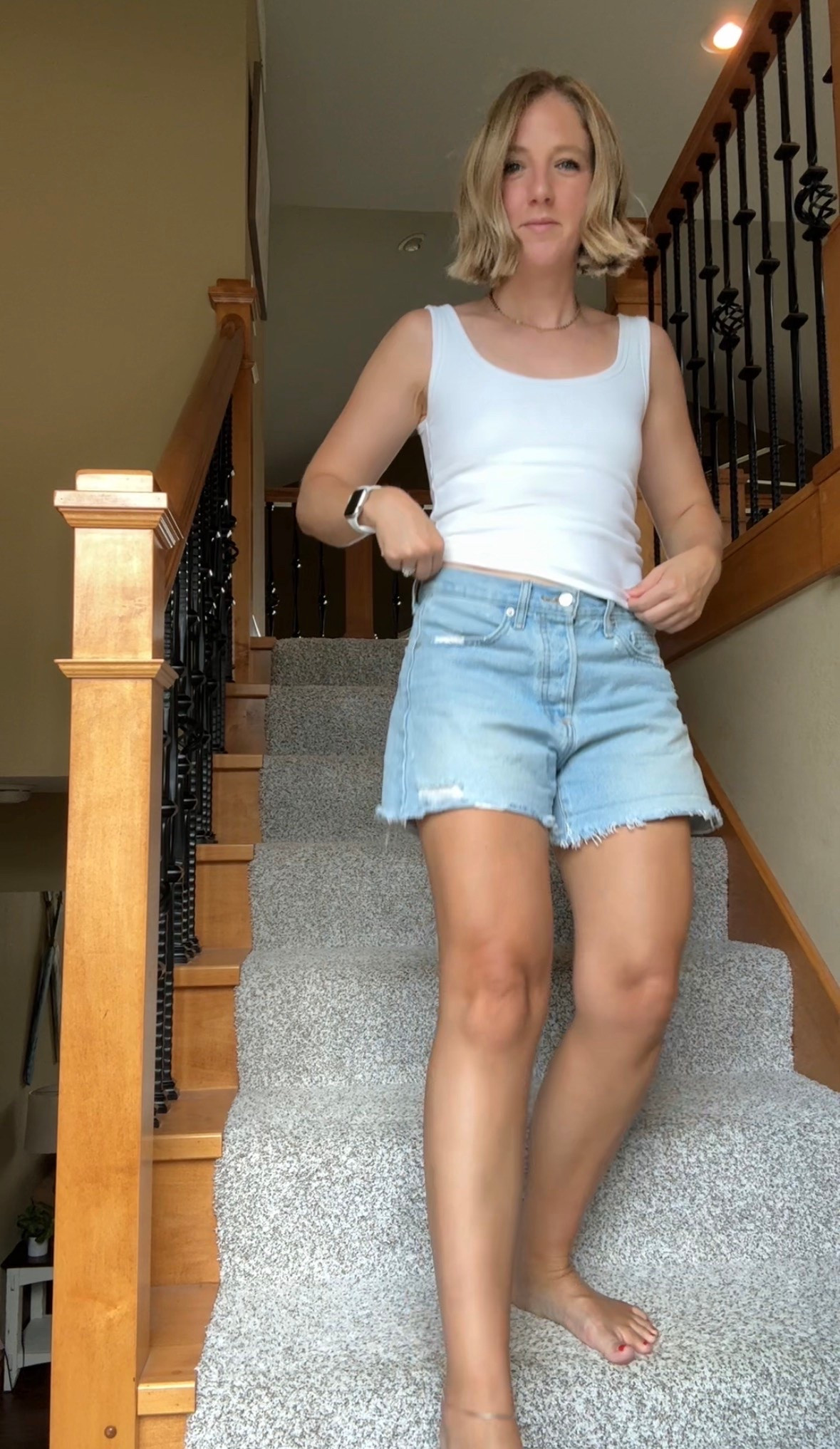 Lake weekend fit #1 

My shorts are the 90s mid rise baggy from Target a few years ago. I linked some from this year and other shorts I love! My tank is a small, and I linked my shoes I wore although I don’t have them on in this video! 😁

#LTKmomlife #LTKgrwm #LTKootd
